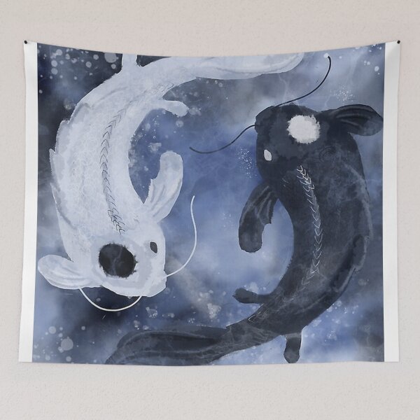 Item preview, Yin Yang Spirit Koi designed and sold by jihan-store.