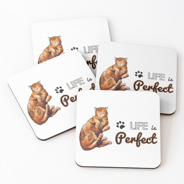 Item preview, CAT LIFE IS PERFECT designed and sold by Arctia.