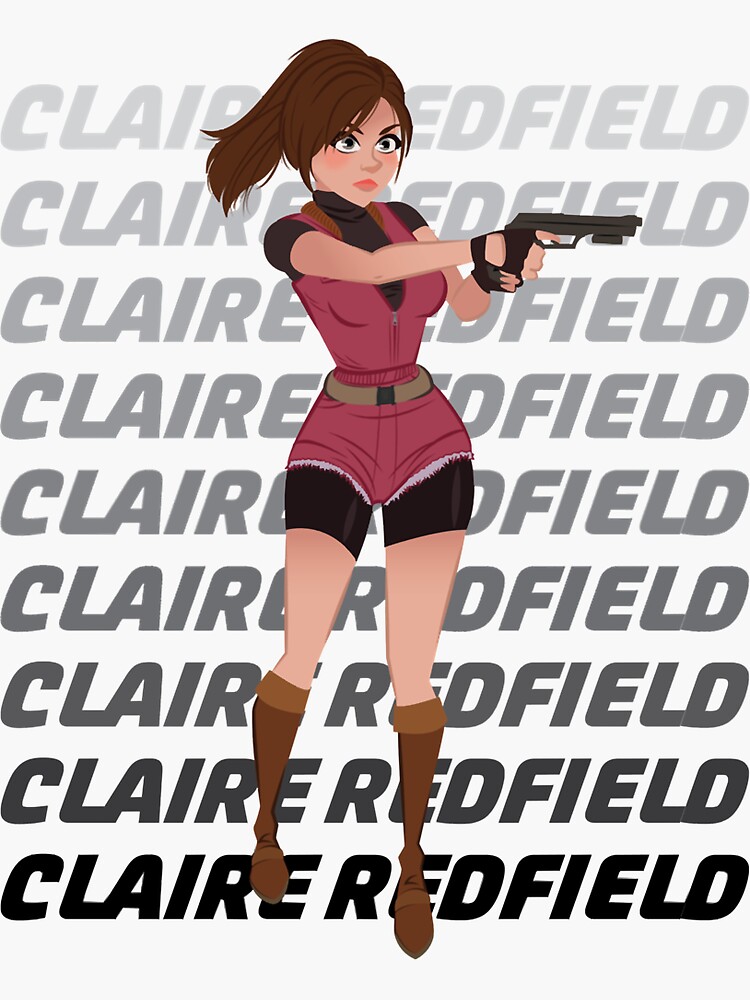 Claire Redfield Resident Evil Sticker For Sale By Accesorioshn Redbubble 9037