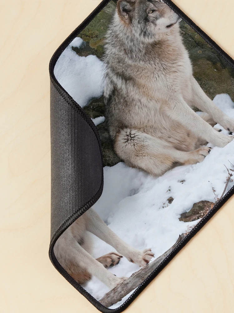 Thumbnail 2 of 5, Mouse Pad, Timber Wolves designed and sold by WolvesOnly.