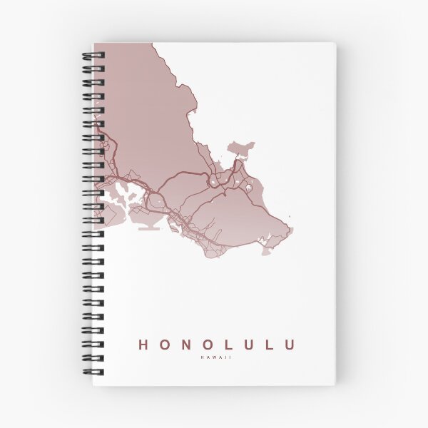 Item preview, Honolulu Map Art designed and sold by artymaps.