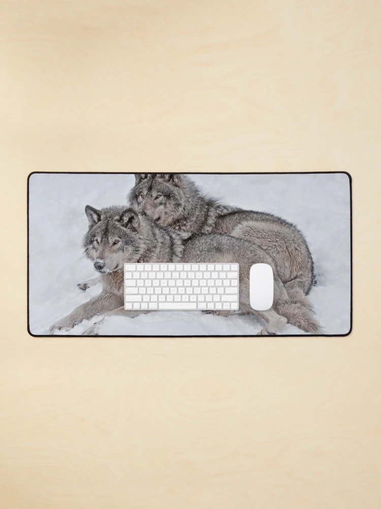 Thumbnail 1 of 5, Mouse Pad, Timber Wolves designed and sold by WolvesOnly.