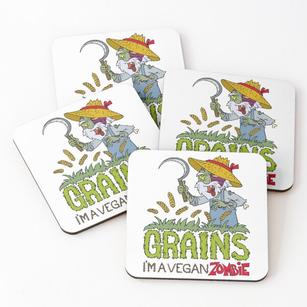 Item preview, I Eat Grains! I am a Vegan Zombie designed and sold by AccesoriosHN.