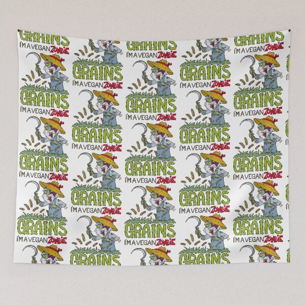 Item preview, I Eat Grains! I am a Vegan Zombie designed and sold by AccesoriosHN.
