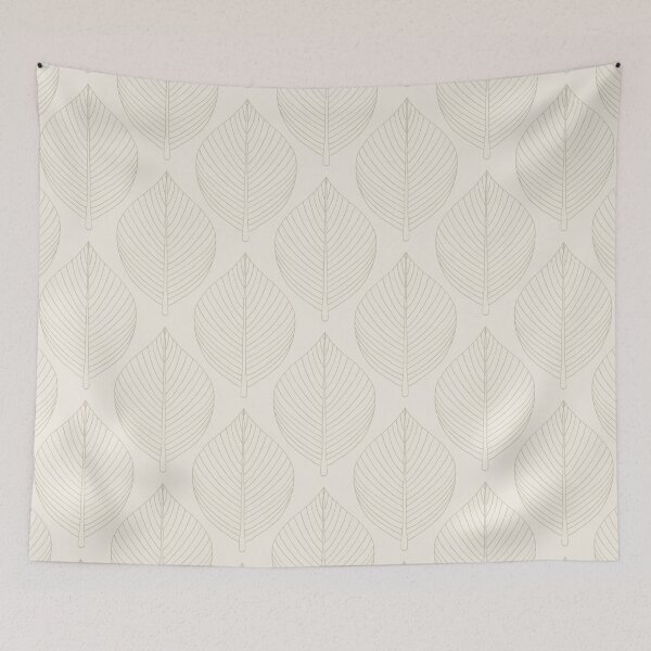 Item preview, Skeleton leaf in off white and taupe designed and sold by FrancesPoff.