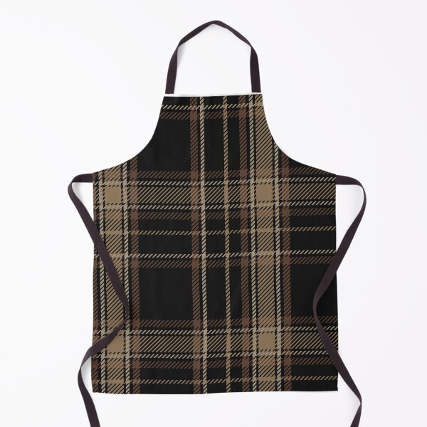 Item preview, Dark Academia Plaid Tartan in Black, Beige, and Brown designed and sold by Zab Butler Design.