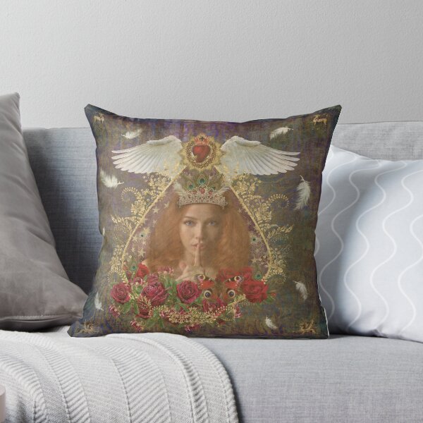 Droplet - Mary Magdalene Secret Bloodline Throw Pillow