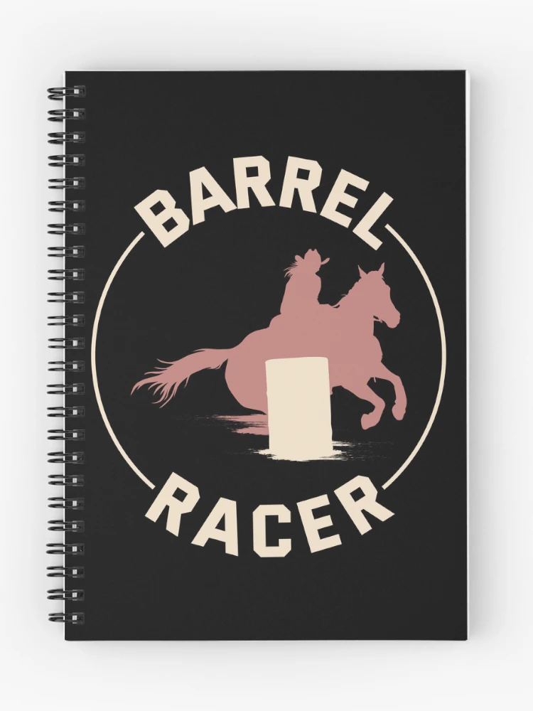 Thumbnail 1 of 3, Journal, Barrel Racer Rodeo Racing Horse Riding Ride Race designed and sold by TastefulTees.