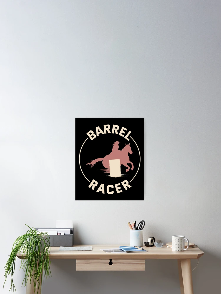 Thumbnail 2 von 3, Poster, Barrel Racer Rodeo Racing Reiten Rennen designt und verkauft von TastefulTees.