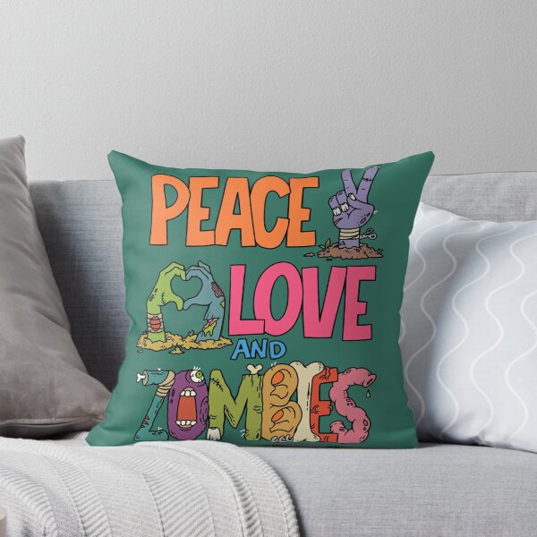 Item preview, Peace Love and Zombies designed and sold by AccesoriosHN.
