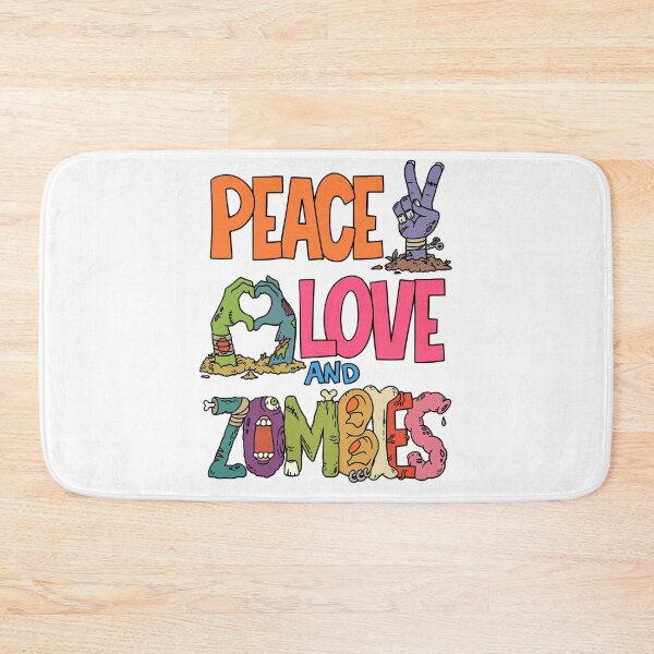 Item preview, Peace Love and Zombies designed and sold by AccesoriosHN.