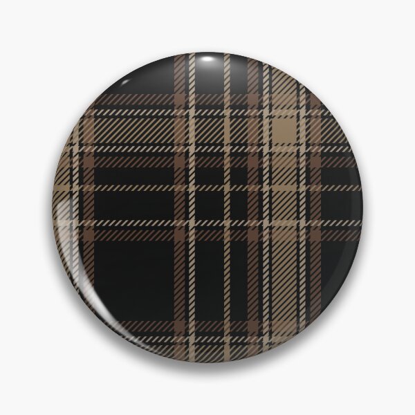 Item preview, Dark Academia Plaid Tartan in Black, Beige, and Brown designed and sold by Zab Butler Design.
