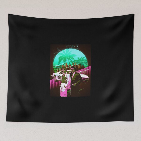 Item preview, Miami Vice retro Sticker designed and sold by osbornemstevens.