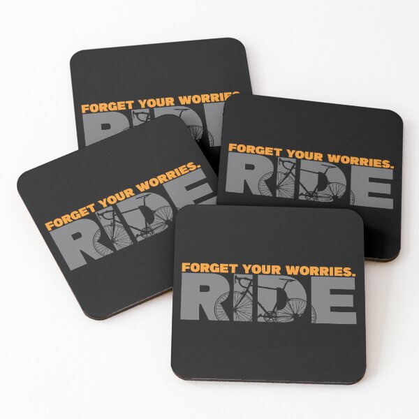 Item preview, Ride - Forget Your Worries Cycling designed and sold by RaybenMedia.