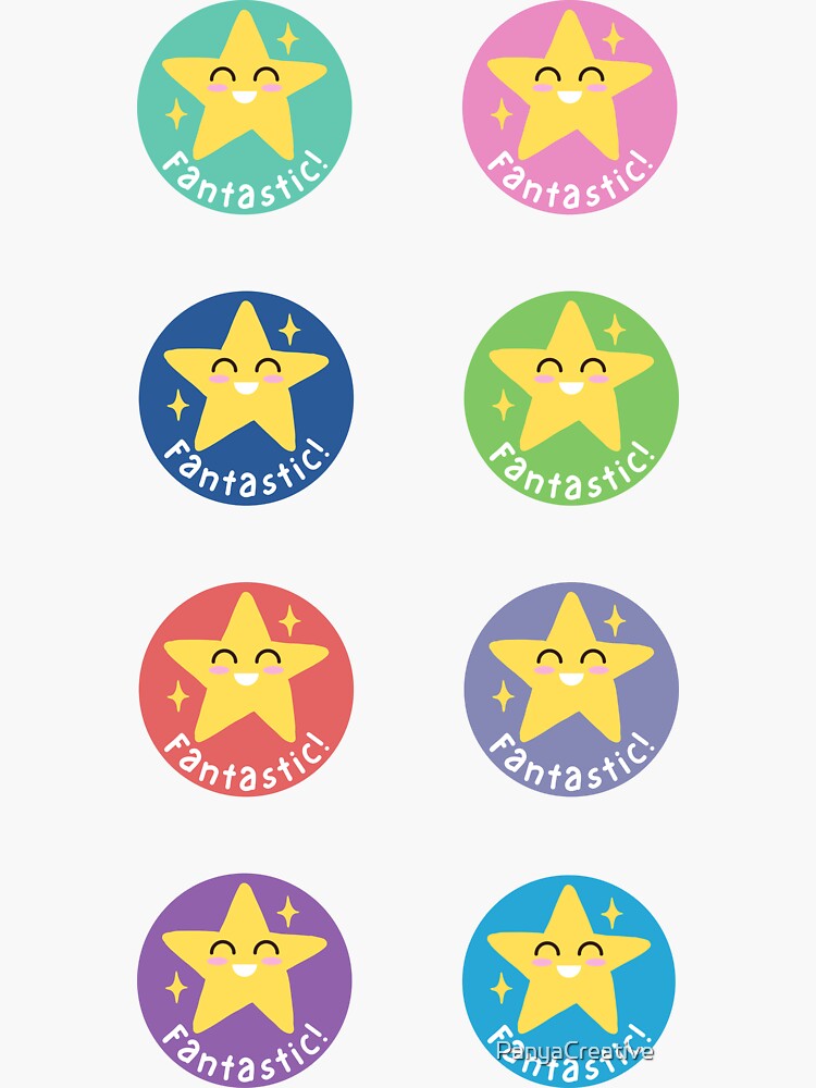 Badge Colorful Reward Stickers for Kids,Motivational Stickers