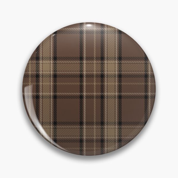 Item preview, Dark Academia Plaid Tartan in Black, Taupe, and Cocoa Brown designed and sold by Zab Butler Design.
