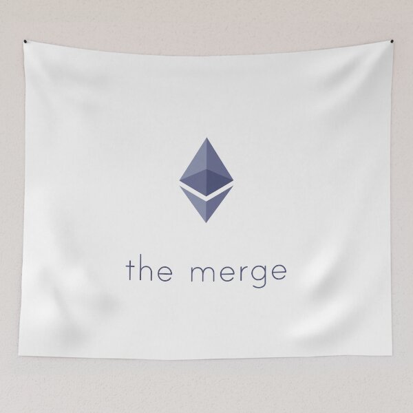 Item preview, Ethereum - The Merge - Blue designed and sold by BubbleManShop.
