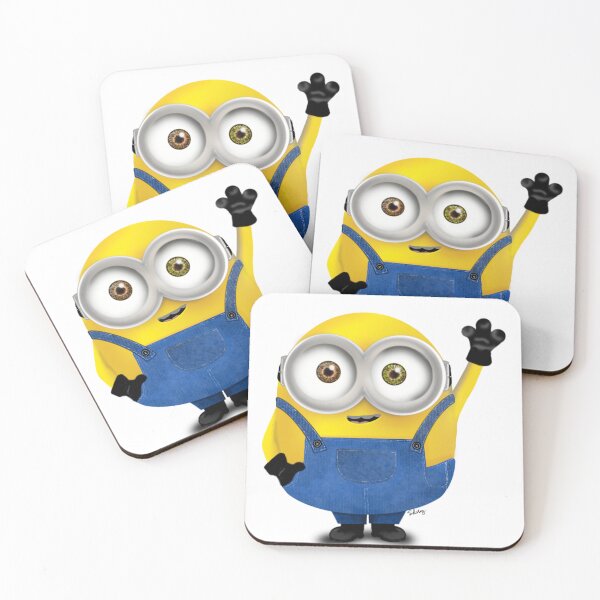 Item preview, Minion Bob happy face hello designed and sold by Shirley Li.
