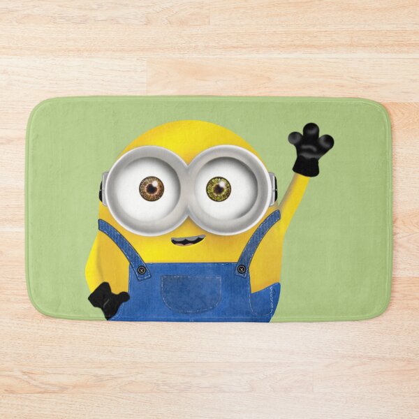 Item preview, Minion Bob happy face hello designed and sold by Shirley Li.