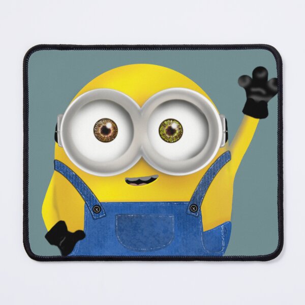 Item preview, Minion Bob happy face hello designed and sold by Shirley Li.