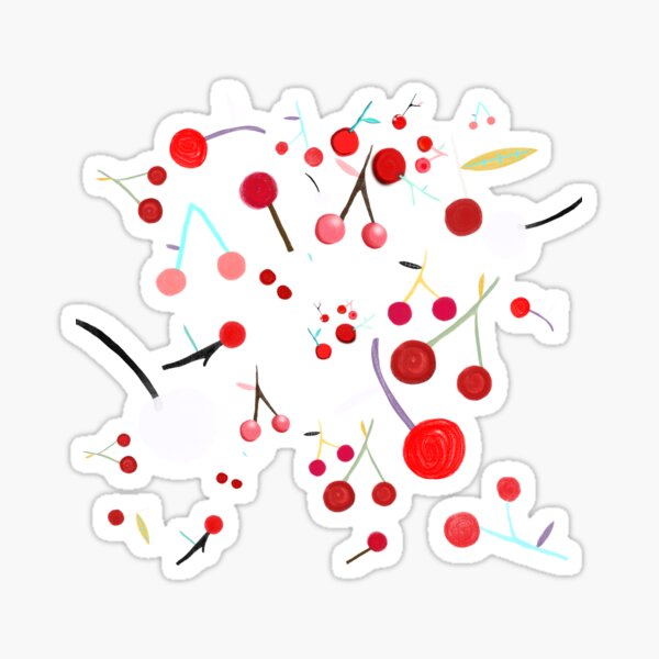 Vista previa del artículo con la obra «CHERRIES», diseñado y vendido por rupydetequila.