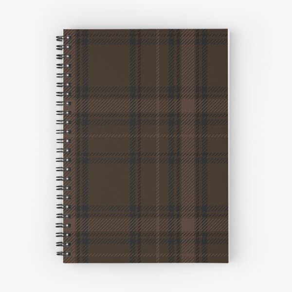 Item preview, Dark Academia Plaid Tartan in Black, Taupe, and Coffee Brown designed and sold by Zab Butler Design.