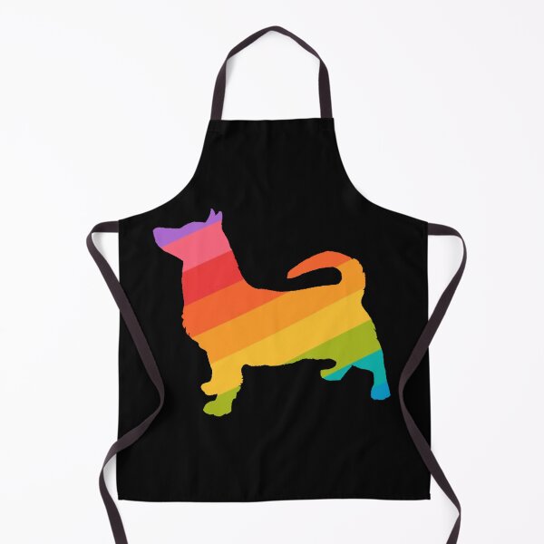 Item preview, Tailed Gay Pride Rainbow Swedish Vallhund Silhouette designed and sold by ODINDISA.