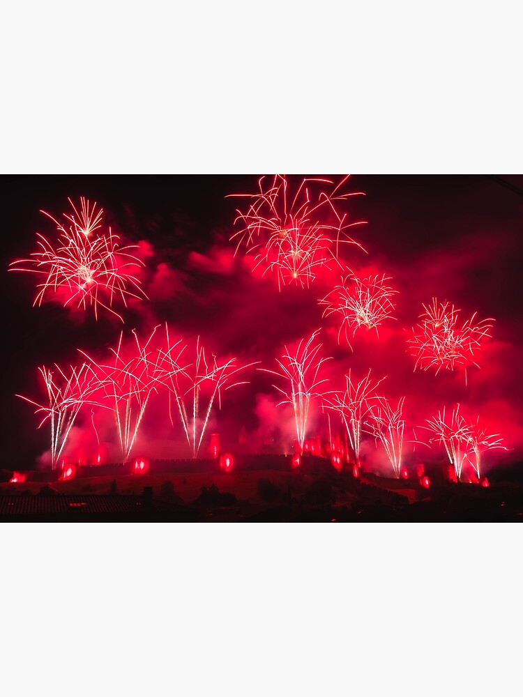 "Carcassonne Fireworks 2022 001" Poster for Sale by aguphotos