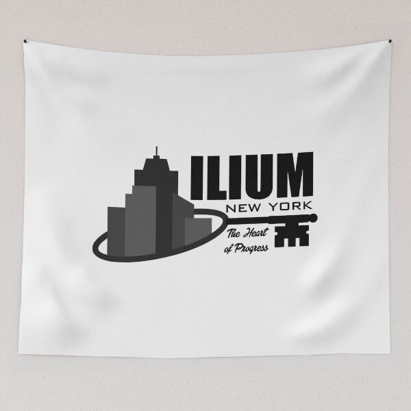 Item preview, Ilium, New York from Kurt Vonnegut novels designed and sold by HerIeman7.