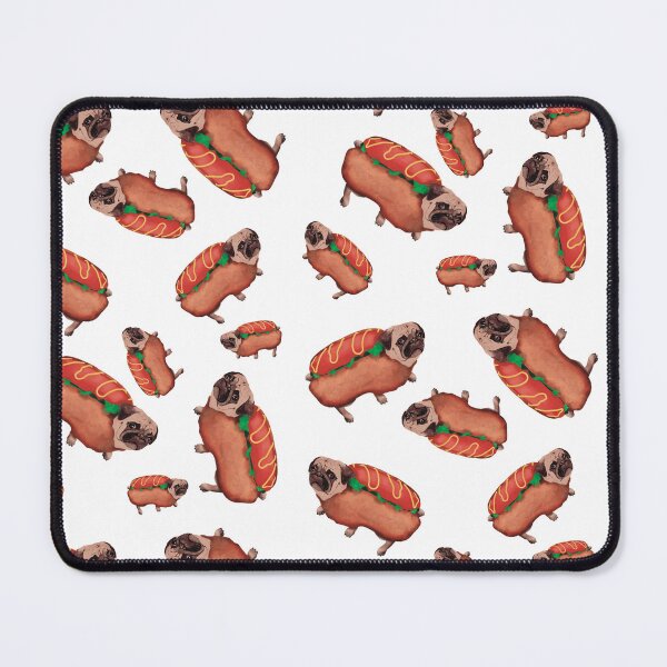 Item preview, A Pug Betrayed (white pattern) designed and sold by flockadoodle.