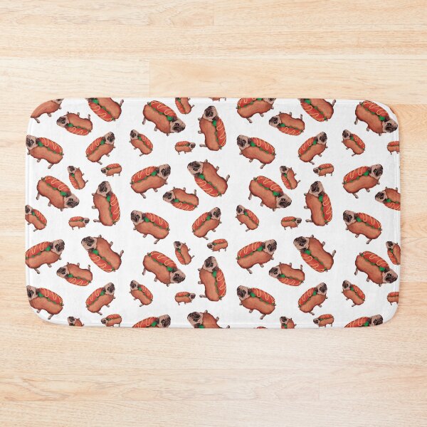 Item preview, A Pug Betrayed (white pattern) designed and sold by flockadoodle.