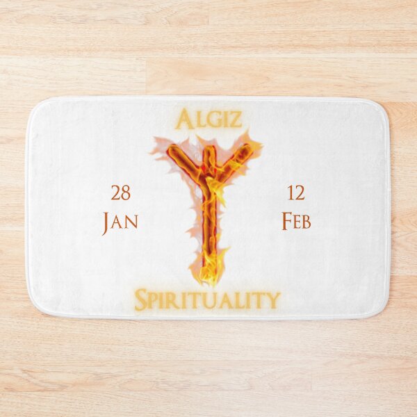 Item preview, Algiz Birthday Rune 28 Jan - 12 Feb   designed and sold by AgeOfHeroes.