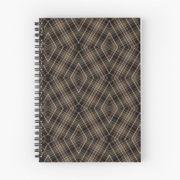 Item preview, Dark Academia Plaid Tartan Argyle in Black, Taupe, and Coffee Brown designed and sold by Zab Butler Design.