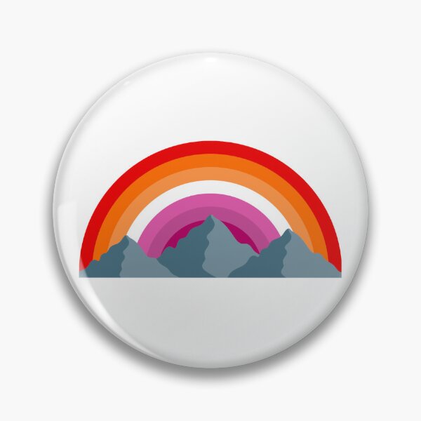 Item preview, Lesbian Pride Mountains designed and sold by obsessive-frog.