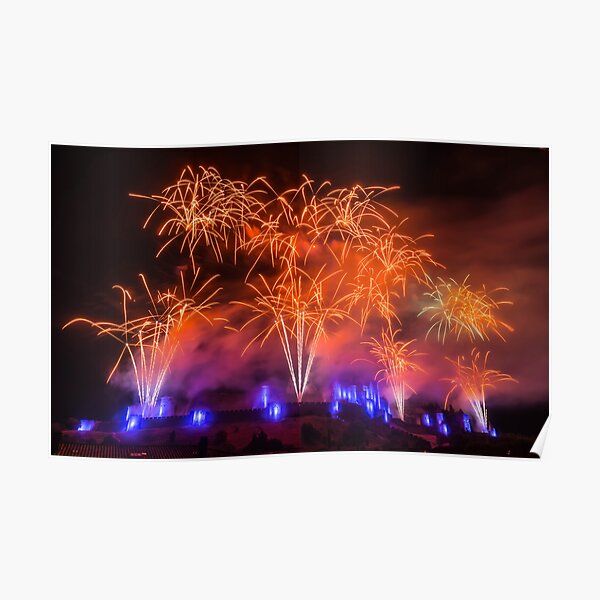 "Carcassonne Fireworks 2022 - 003" Poster for Sale by agu-photos