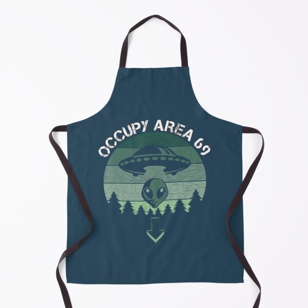 Item preview, Area 69 Occupy Futuristic Aliens Sunset Night Sky Ufos designed and sold by OhShirtTees.