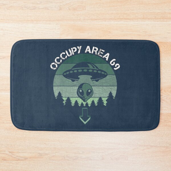 Item preview, Area 69 Occupy Futuristic Aliens Sunset Night Sky Ufos designed and sold by OhShirtTees.