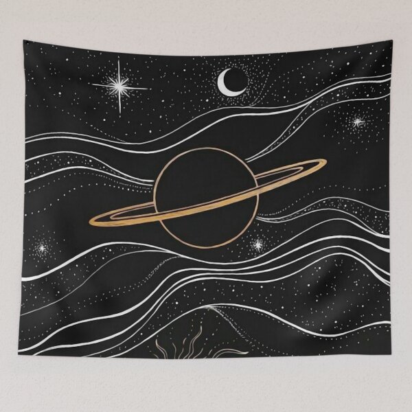Item preview, Sun moon saturn galaxy backpack  designed and sold by Nishad4.
