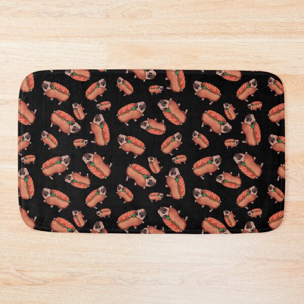 Item preview, A Pug Betrayed (black pattern) designed and sold by flockadoodle.