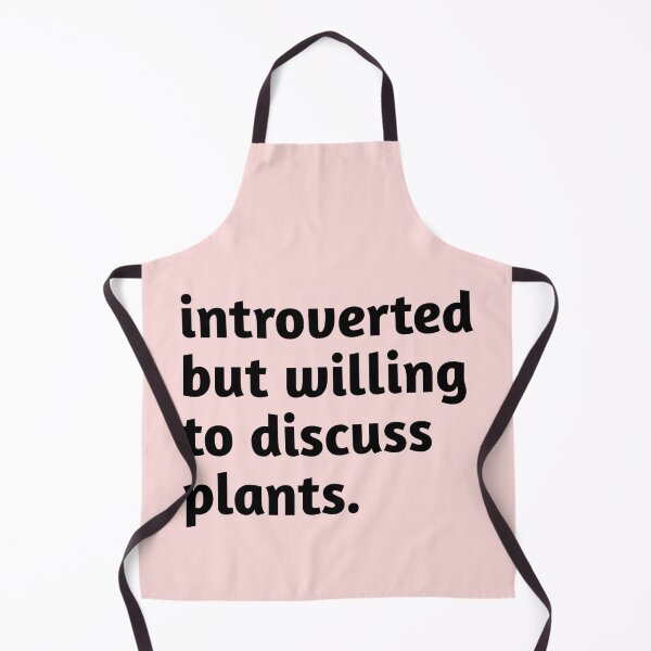 Aperçu de l'œuvre chemise introvertie mais prête à discuter des plantes créée et vendue par cizito.