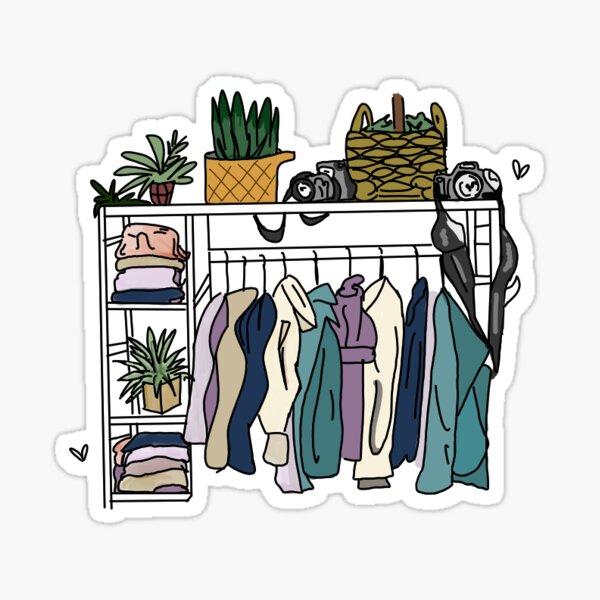 "aesthetic room sticker " Sticker for Sale by designsbysejal Redbubble