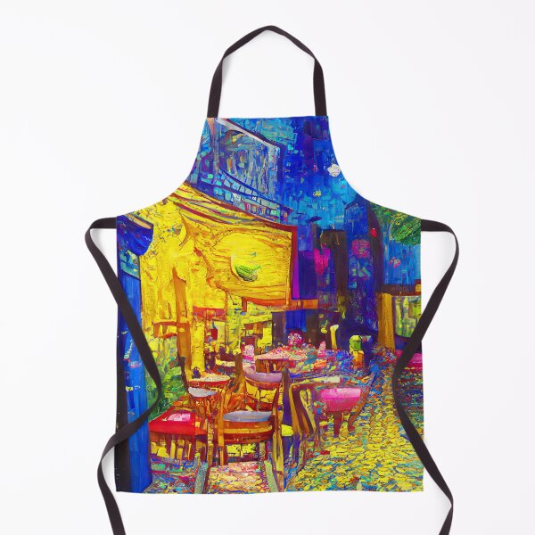Item preview, Altered Art - Cafe Terrace at Night designed and sold by Go Logo Designs.