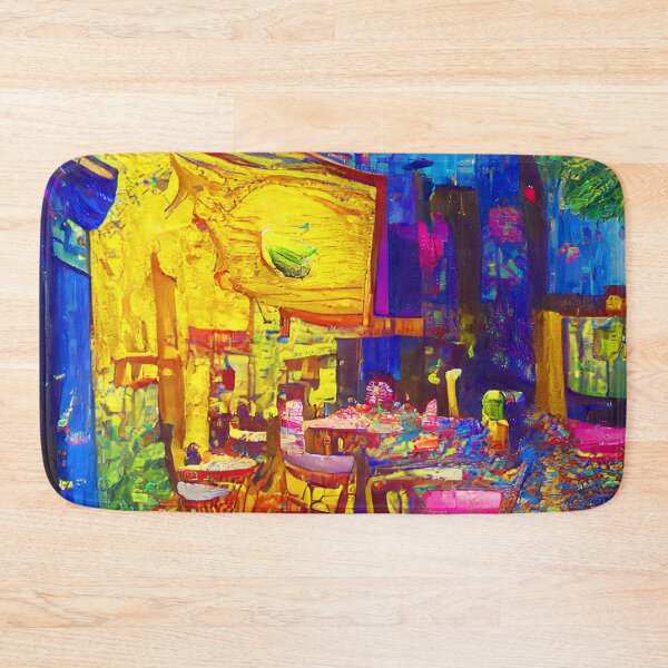 Item preview, Altered Art - Cafe Terrace at Night designed and sold by Go Logo Designs.