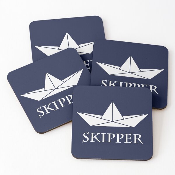 Item preview, Skipper (Sea Captain / Paper Boat / Paper Ship / White) designed and sold by Roderix.