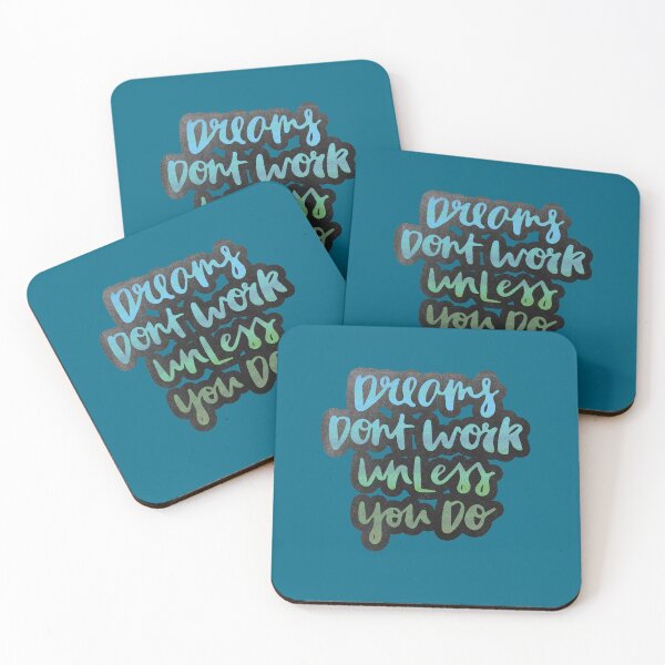 Item preview, Dreams Don't Work Unless You Do designed and sold by bubbliciousart.