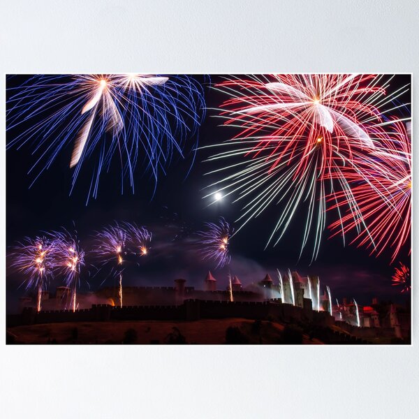 Item preview, Carcassonne Fireworks 2019 - 001 designed and sold by agu-photos.