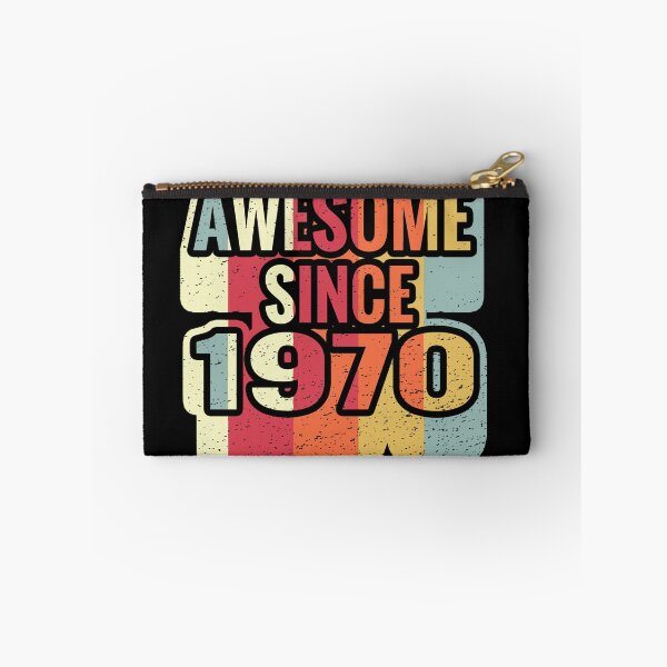 Item preview, Awesome Since 1970 Birthday 52th , 53th, 54th Birthday Retro vintage designed and sold by Assla ⭐⭐⭐⭐⭐.