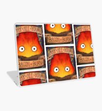 Howl's Moving Castle Illustration - CALCIFER (original) Laptop Skin