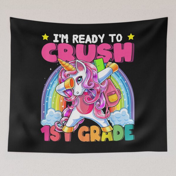 Item preview, Im Ready To Crush 1st Grade Dabbing Unicorn Back to School Gift For Girls  designed and sold by anes18.