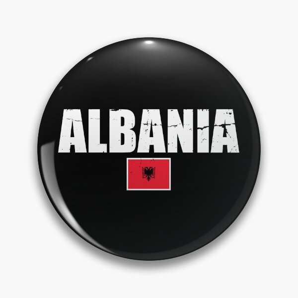 Item preview, Albania Vintage Albanian Flag designed and sold by max-it-out.